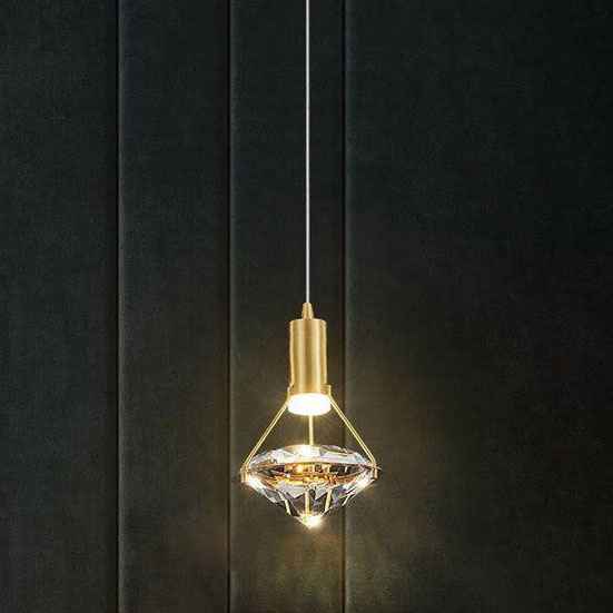 Led Electroplated Ring Pendant Light