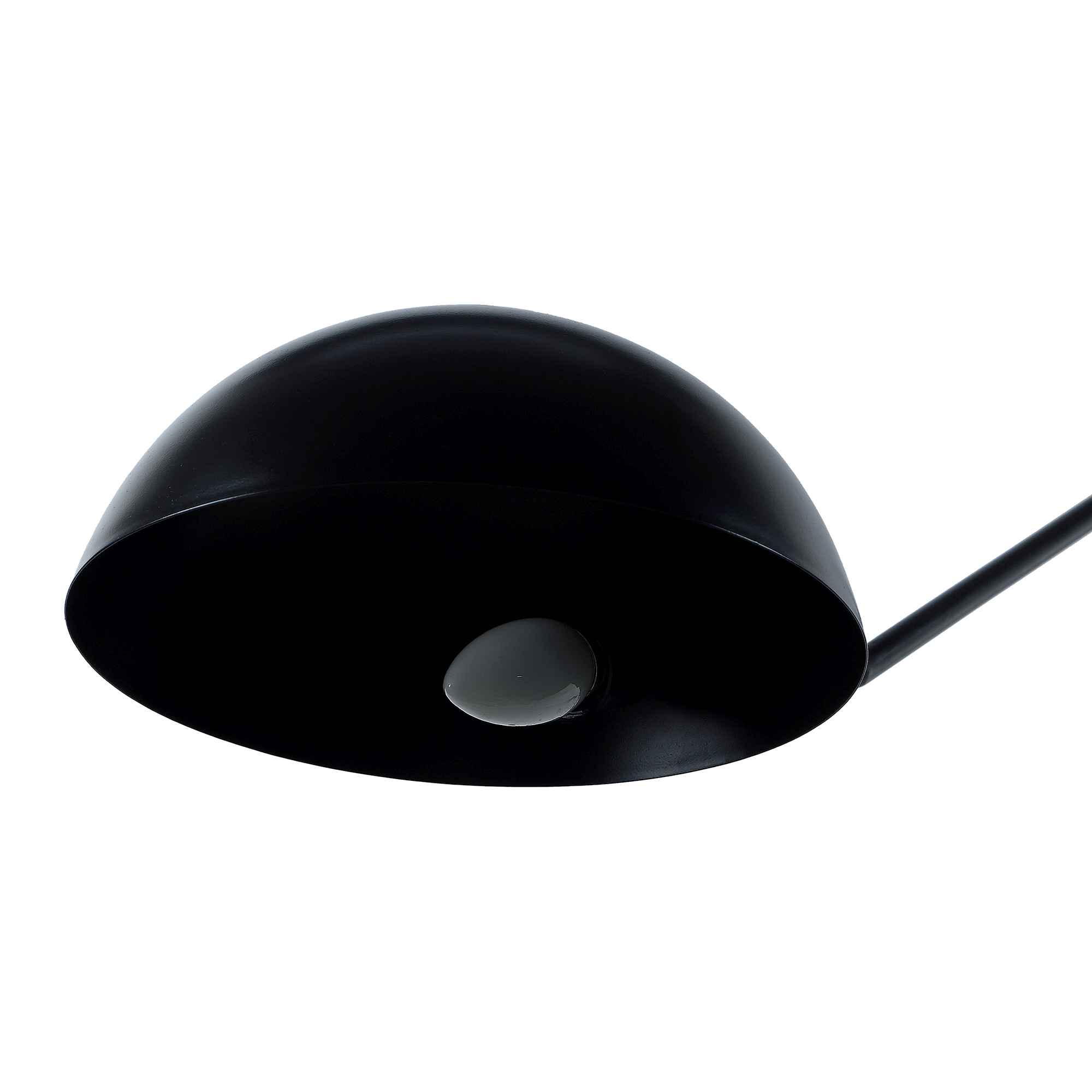 Swiveling Black Metal Wall Light