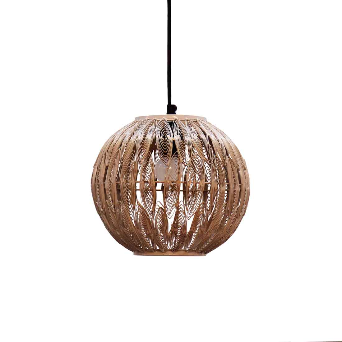 Tena Round Quilled Hanging Lamp