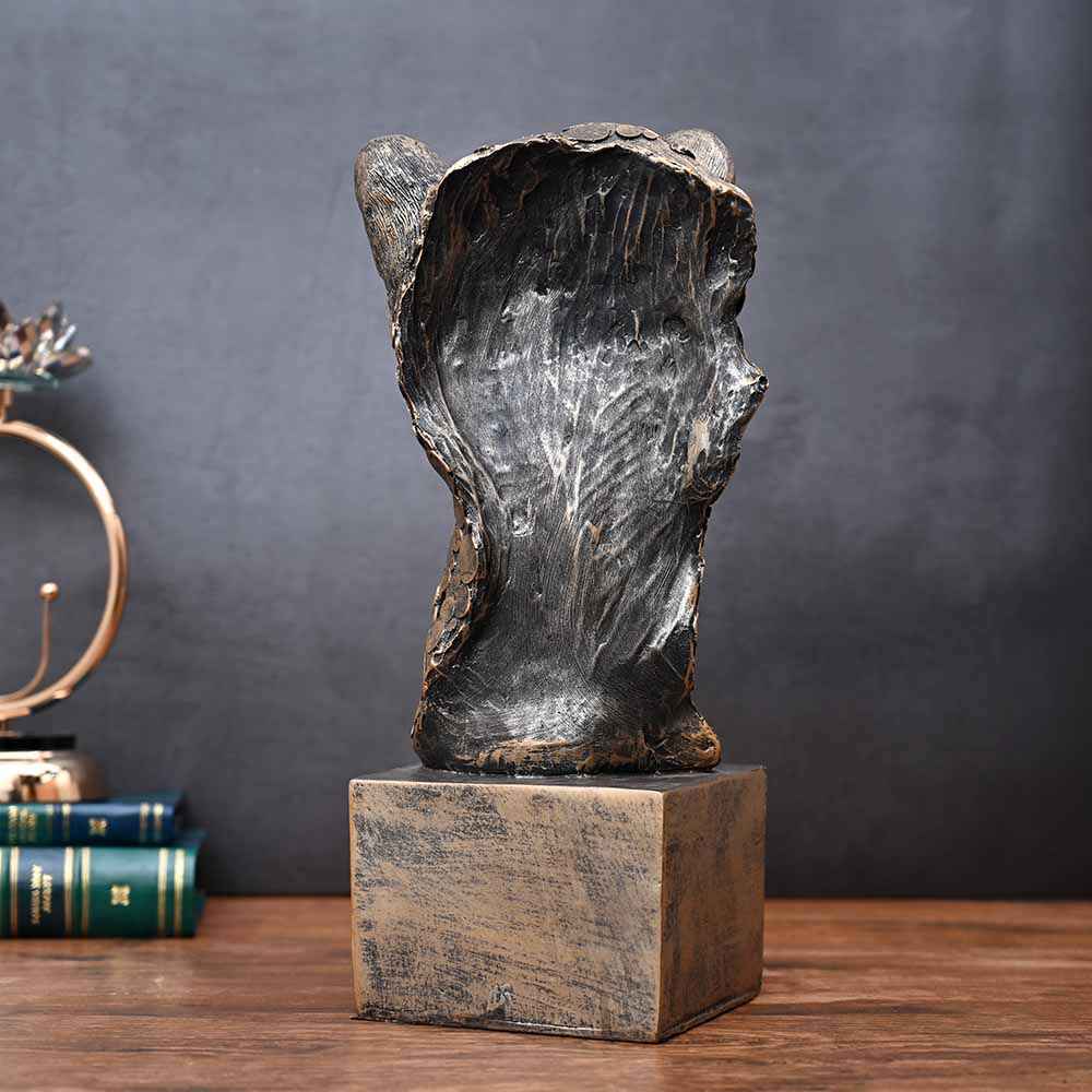 Rustic Bull Bookend