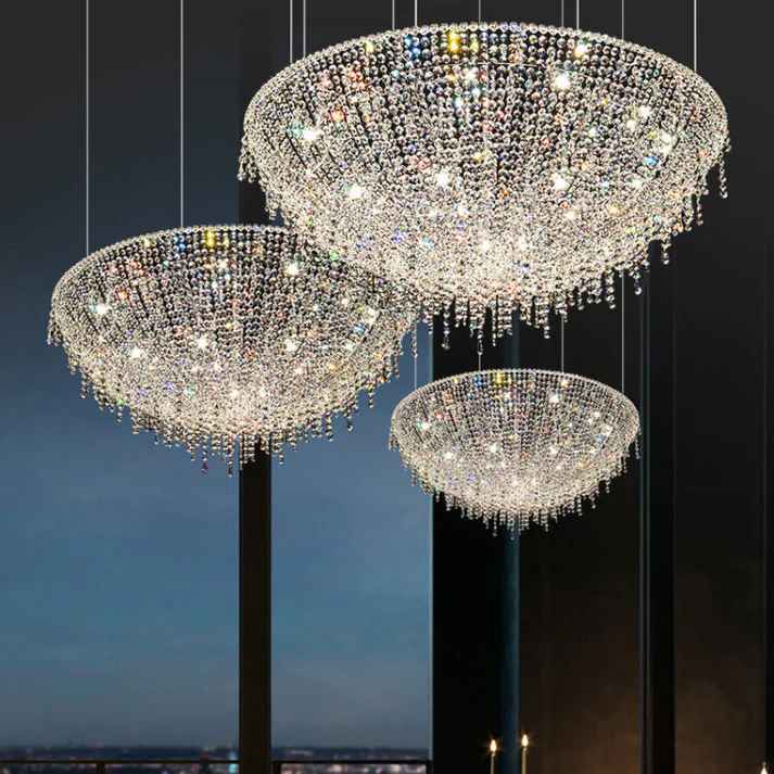 Modern Lotus Leaf Led Chandelier