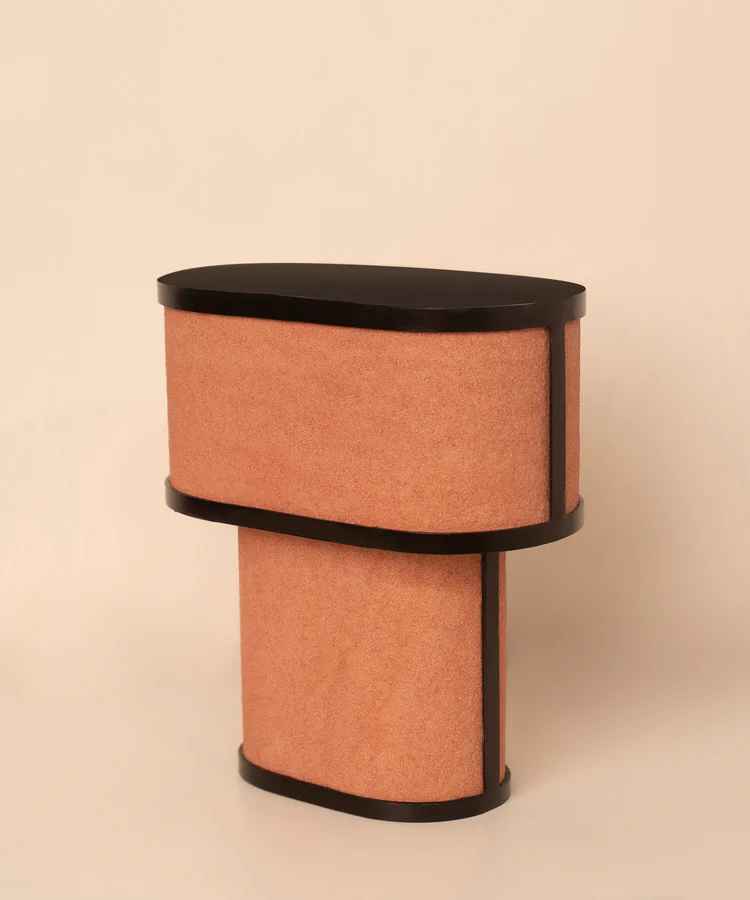 Niko Table Lamp - Teak Wood Sandstone