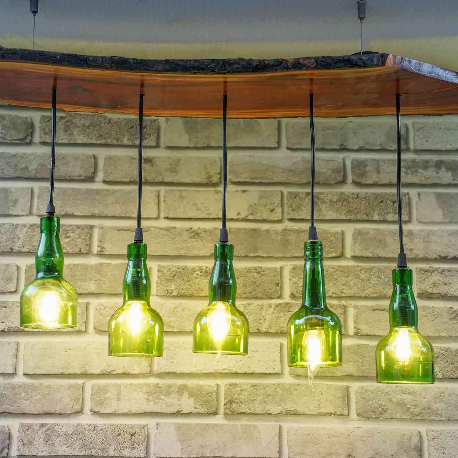 Top Solid Wall Mount Lamp (Recycled Bottle)