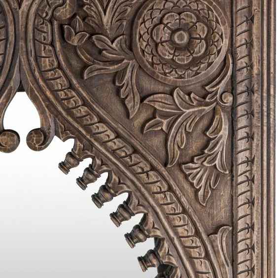 The Rajpriya Carved Rustic Armoire