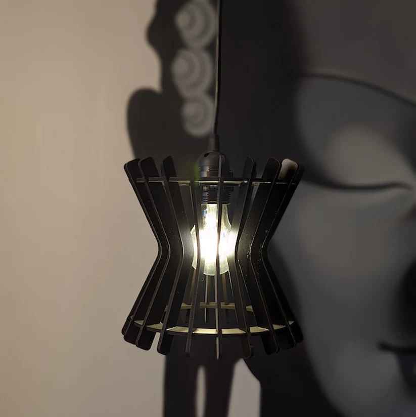 Dark Lantern Hanging Lamp